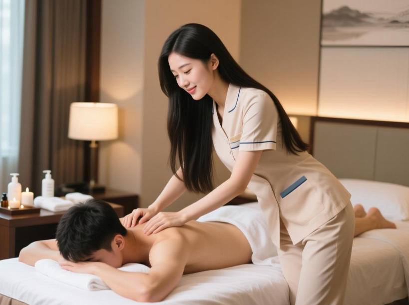 住酒店腰酸背痛？儋州摩耶上门按摩专业技师到房间